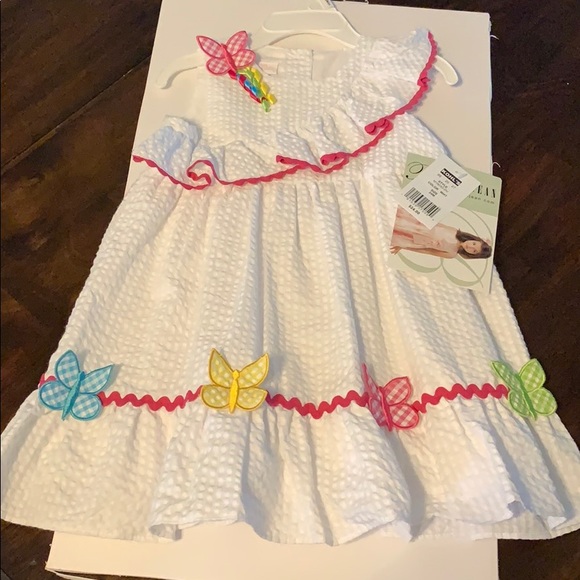 bonnie jean white dress